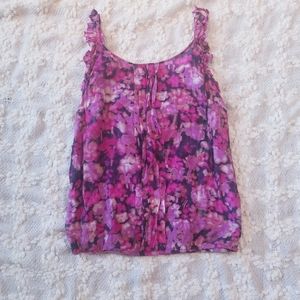 🎈3/$10 LOFT floral cotton top